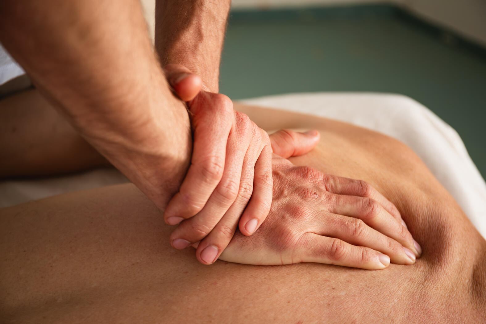 Lasse Elias for his new massage business, 2026.